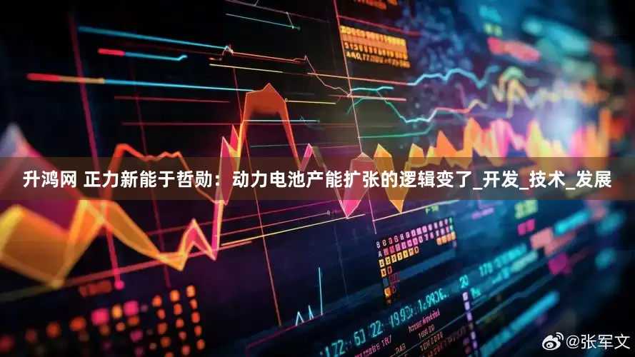 升鸿网 正力新能于哲勋：动力电池产能扩张的逻辑变了_开发_技术_发展