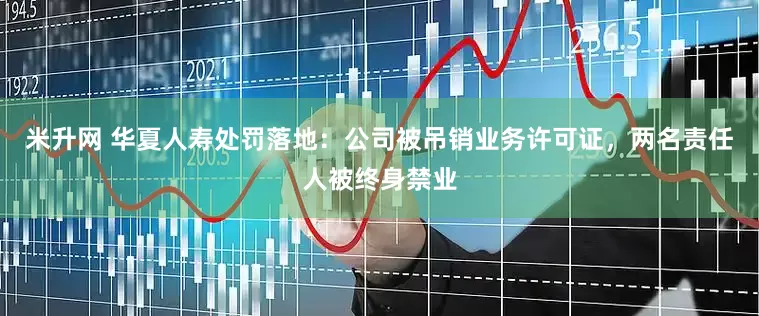 米升网 华夏人寿处罚落地：公司被吊销业务许可证，两名责任人被终身禁业