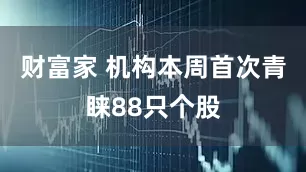 财富家 机构本周首次青睐88只个股